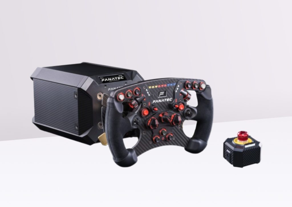 Prova e recensione del volante Fanatec Podium Racing formula 25 nm