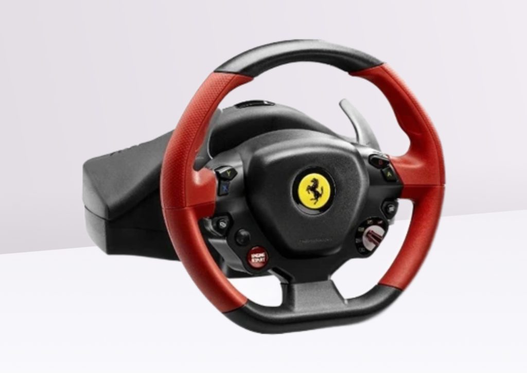 Test and Reviews of the Thrustmaster Ferrari 458 Spider steering wheel