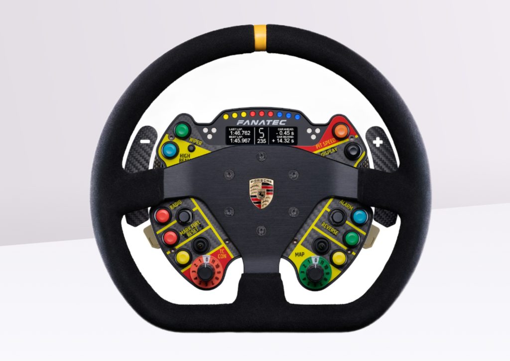 Test and review of the Fanatec Podium Steering Wheel Porshe 911 GT3 R