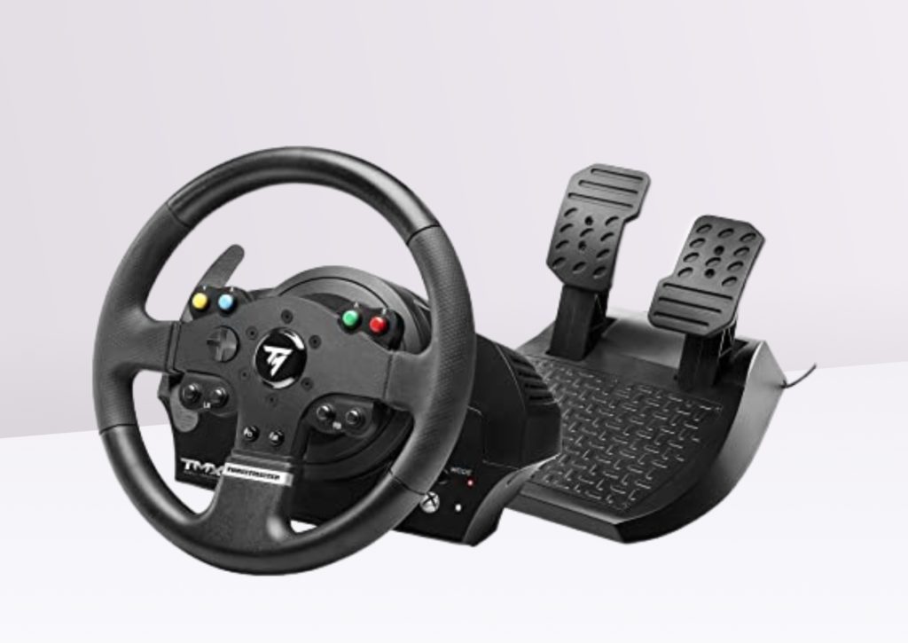 Test and review of the Thrustmaster TMX Force Feedback steering wheel