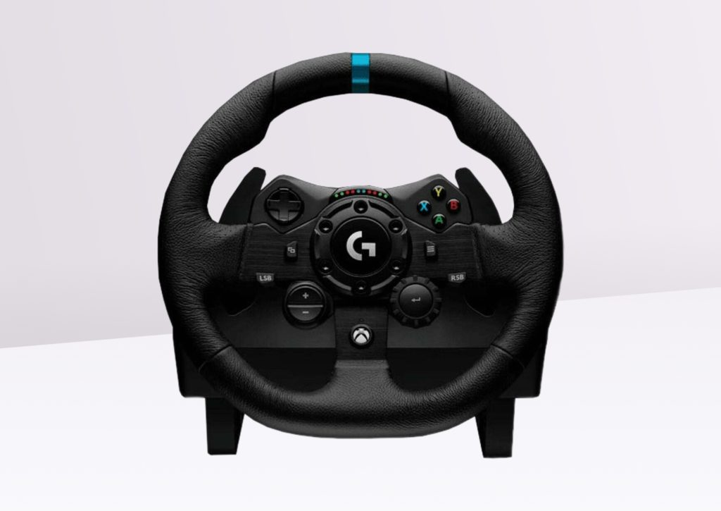 Logitech G923 steering wheel test and review