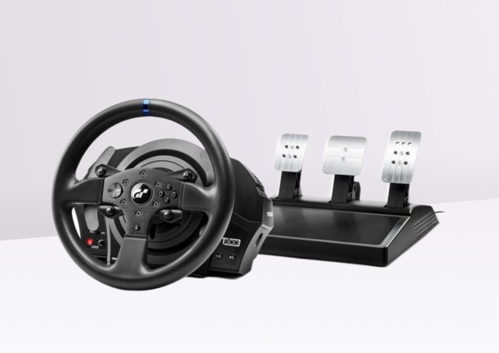 Test and review of the Thrustmaster T300 RS GT steering wheel